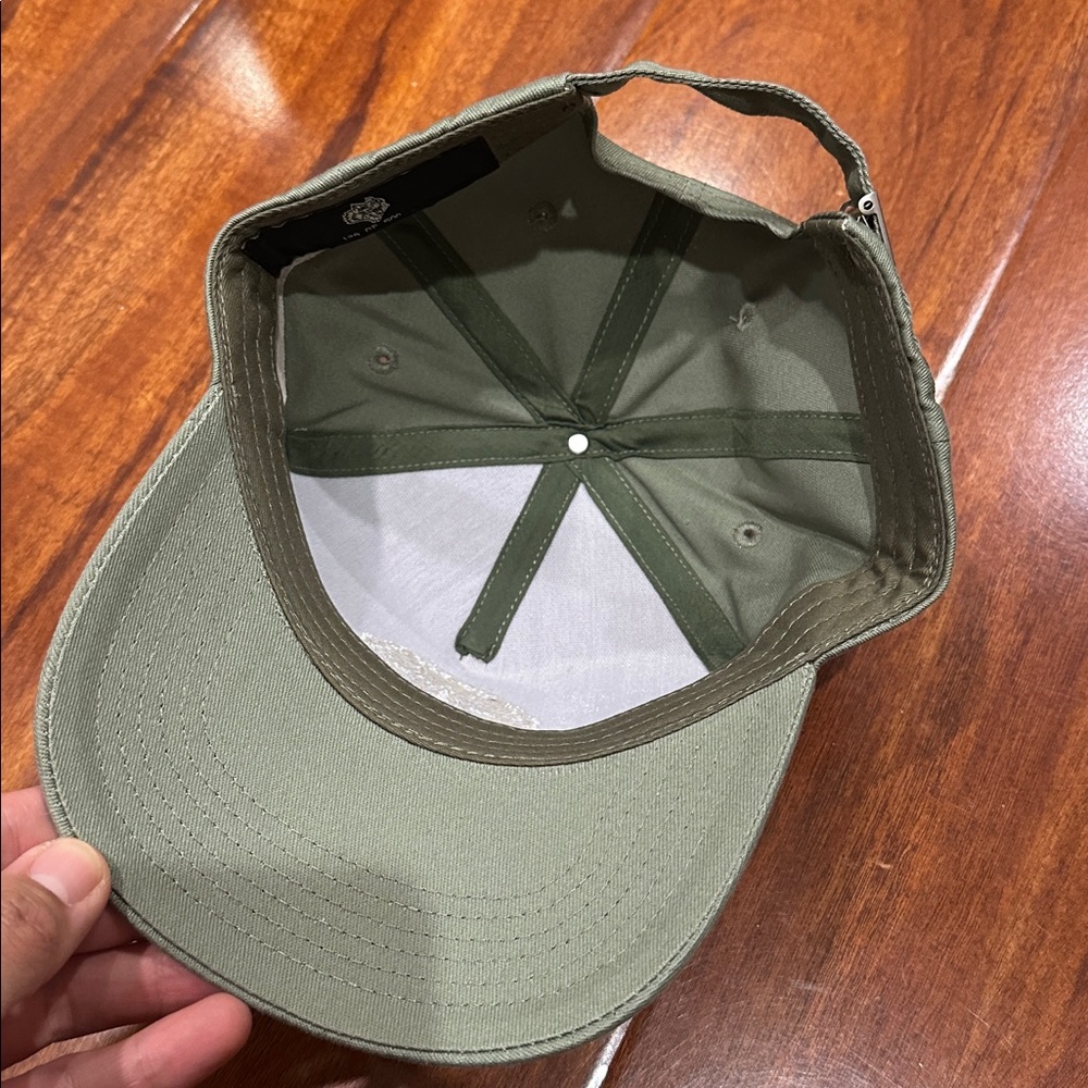 Darc Sport Olive Green Cap with Graphics - Picture 4 of 4
